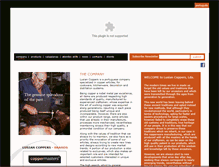 Tablet Screenshot of lusiancoppers.com